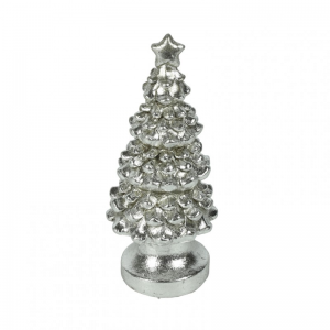 ALBERO SKYLER 9,5X9,5XH21,5cm - silver