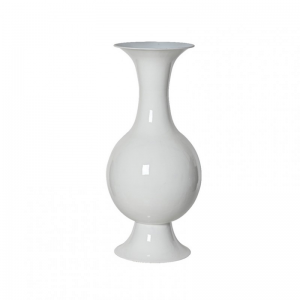 VASO MET. SMALTATO D39 H77cm - white