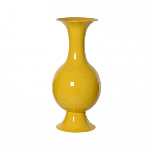 VASO MET. SMALTATO D39 H77cm - yellow