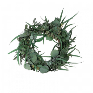 CORONA EUCALYPTUS D30cm - green