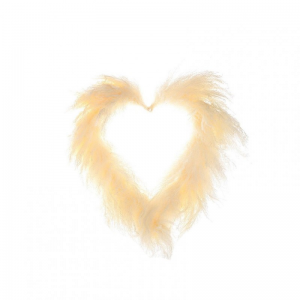 CUORE PAMPAS D60cm - bleached