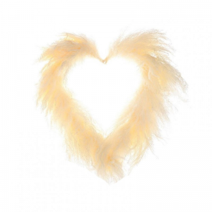 CUORE PAMPAS D80cm - bleached