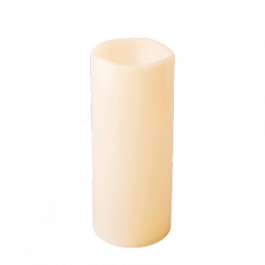 CANDELA LED D12,5 H30cm - cream/warm