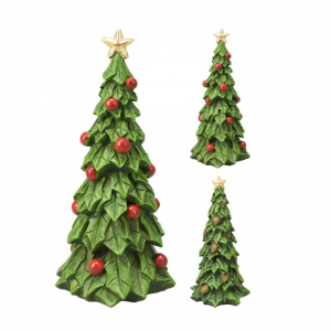 ALBERO NATALE RESINA 8X16cm 2mod.