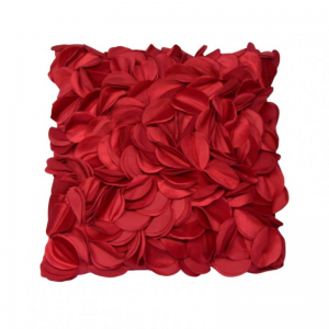 CUSCINO BOLERO VELLUTO 47X47 - rosso