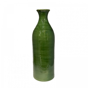 BOTTIGLIA terracotta D16,8 H50 CM -verde