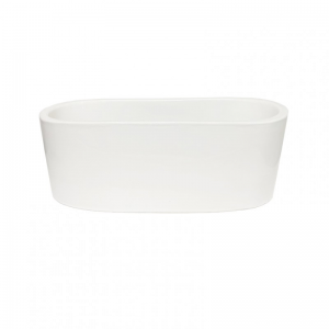 VASCHETTA OVALE terr 38X17 H14CM -bianco