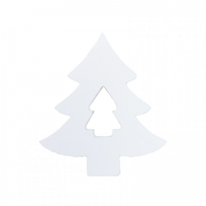 ALBERO DECORO 10pz - bianco