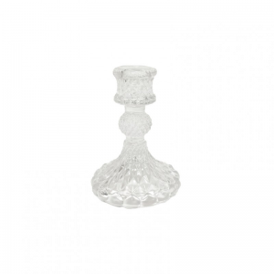 CANDELABRO VETRO D6,5 H10,5 CM