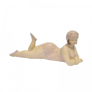 STATUA DONNA costume RES.38xH15cm