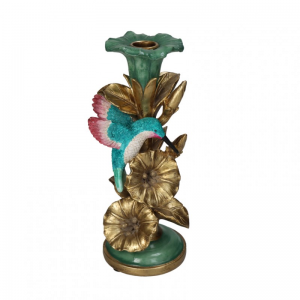 CANDELABRO COLIBRI POLIRES. H26 -multi