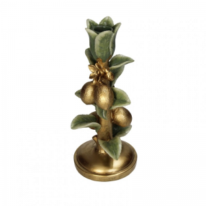 CANDELABRO POLIRESINA 11X10,5X23,5-green