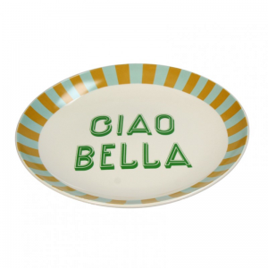 PIATTO CERAMICA Ciao Bella D25 - white