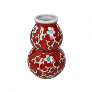 VASO PORCELLANA 10XH16cm - red