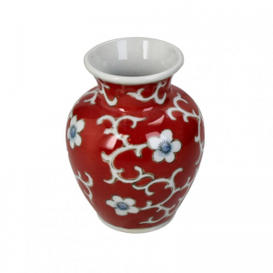 VASO PORCELLANA 9,5XH12cm - red