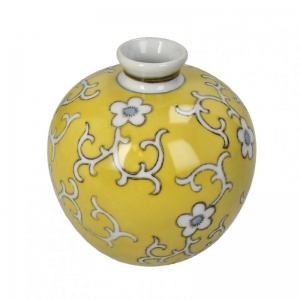 VASO PORCELLANA 11,5XH11,5 - yellow