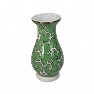 VASO PORCELLANA 7XH15,5 - green