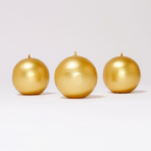 CANDELE SFERA mm100 pz4 - gold