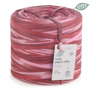 BOBINA MULTI PAPER RAFFIA 500mt - fucsia